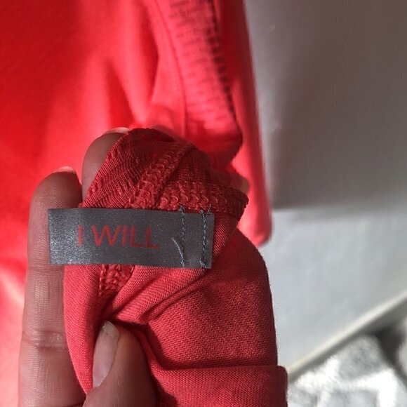 Under Armour Mesh Running Orange Long Sleeve Top Size Small - Picture 4 of 10